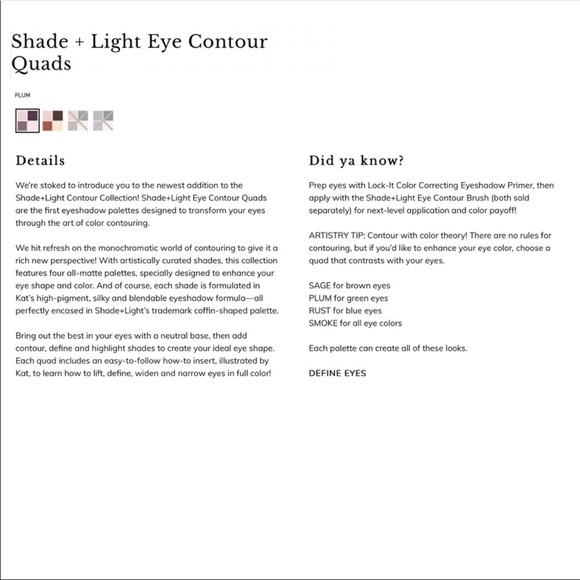 Kat Von D Shade + Light Eyeshadow Palette - Picture 8 of 8